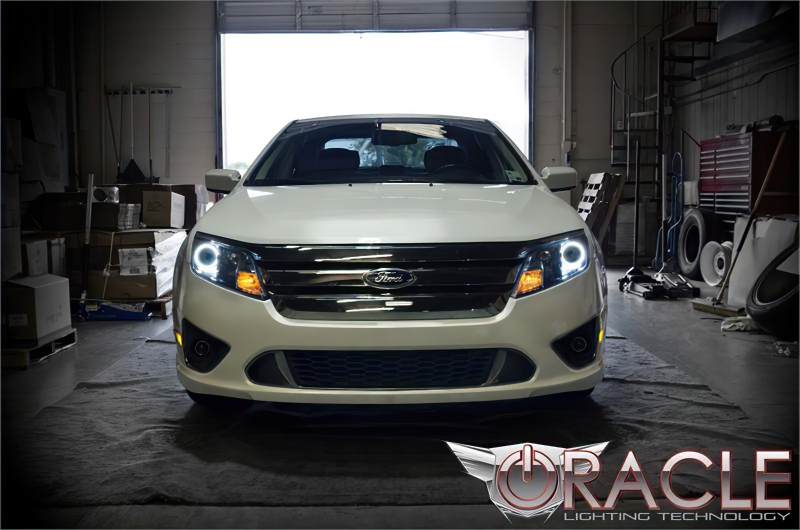 Picture of Oracle 10-11 Ford Fusion LED Headlight Halo Kit - Green