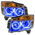 Picture of Oracle 04-07 Nissan Titan LED Headlight Halo Kit - Blue