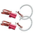 Picture of Oracle 15-23 Dodge Charger LED Headlight Projector Halo Kit - Red