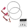Picture of Oracle 97-06 Jeep Wrangler TJ Surface Mount LED Headlight Halo Kit - Red