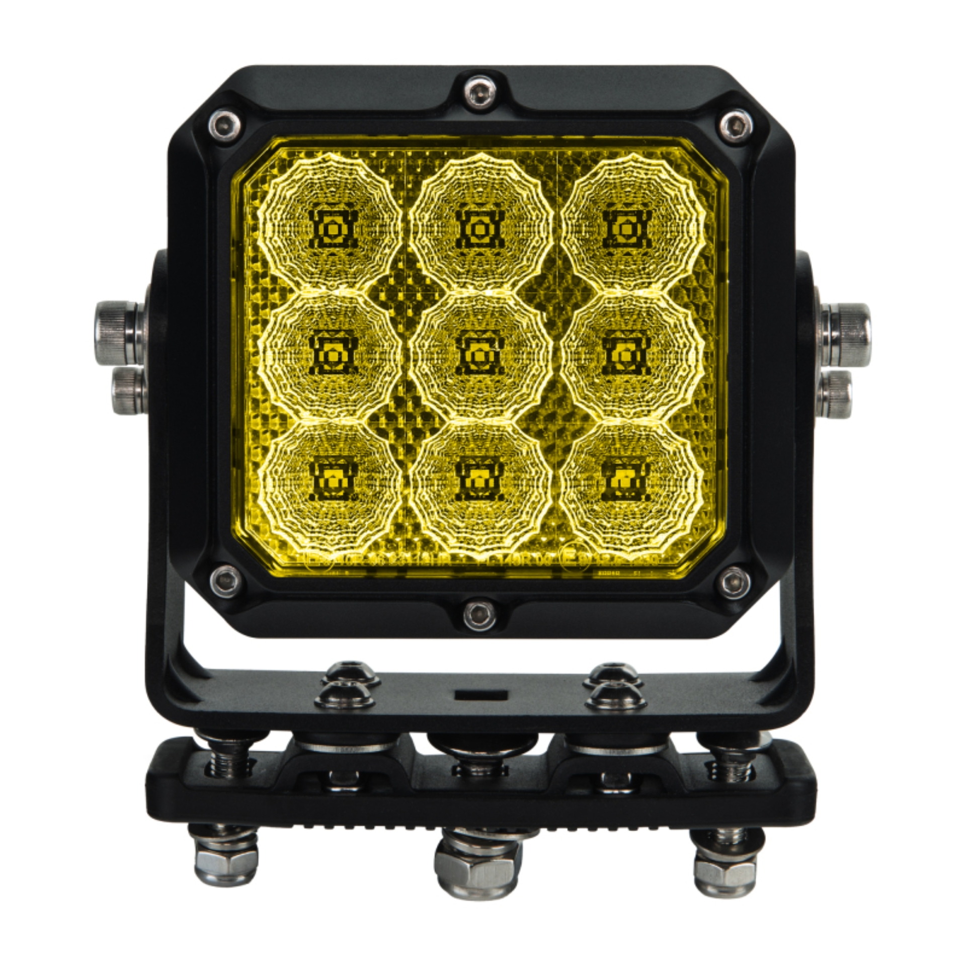 Picture of Oracle TITAN 4 90W High Performance Auxiliary Flood Light - Yellow LED
