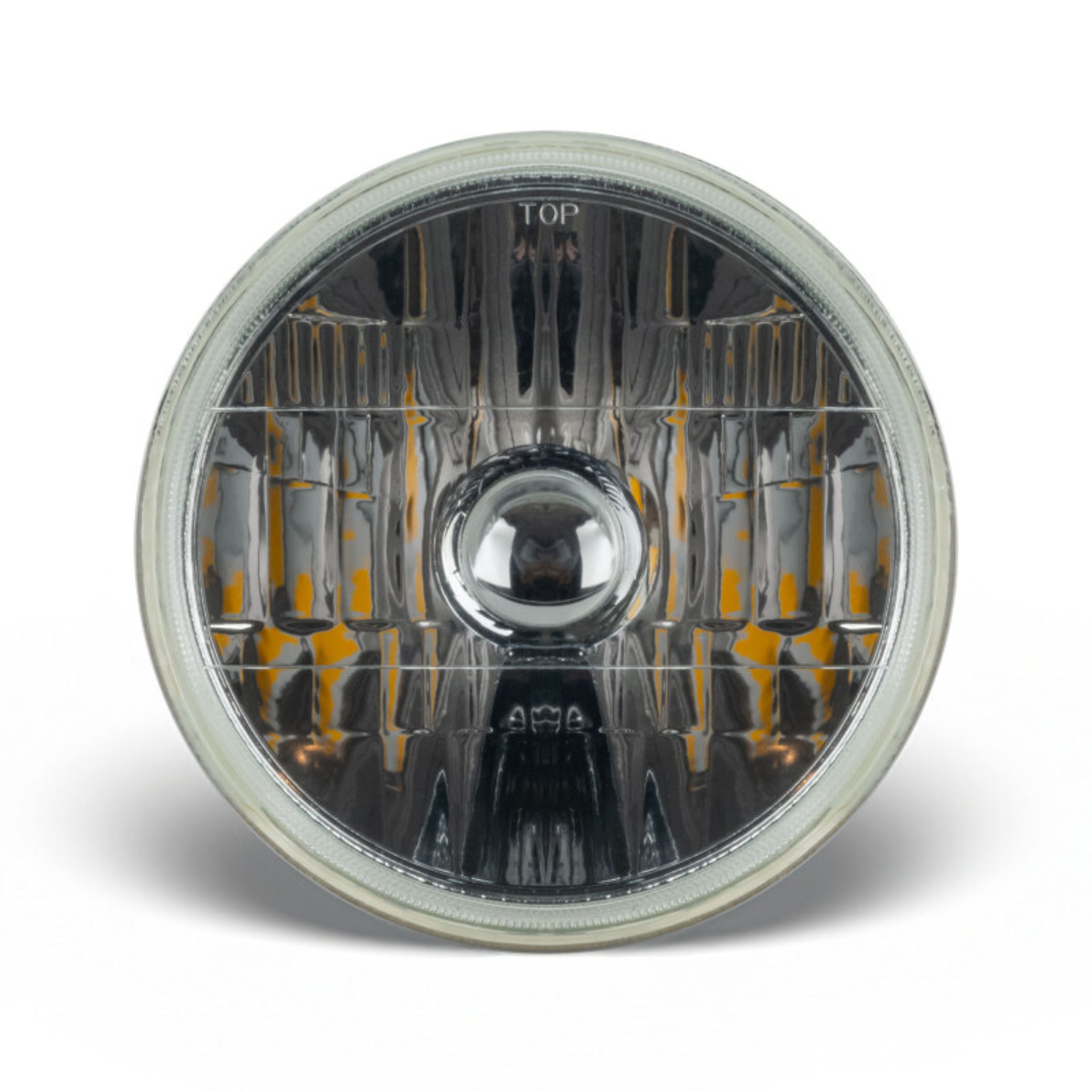 Picture of Oracle 7in Sealed Beam Glass Lens Headlight  Non-Halo-Compatible with H4 LED Bulbs