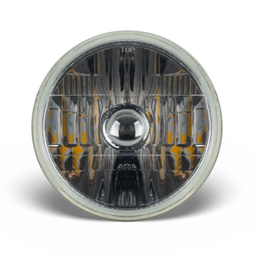 Picture of Oracle 7in Sealed Beam Glass Lens Headlight  Non-Halo-Compatible with H4 LED Bulbs