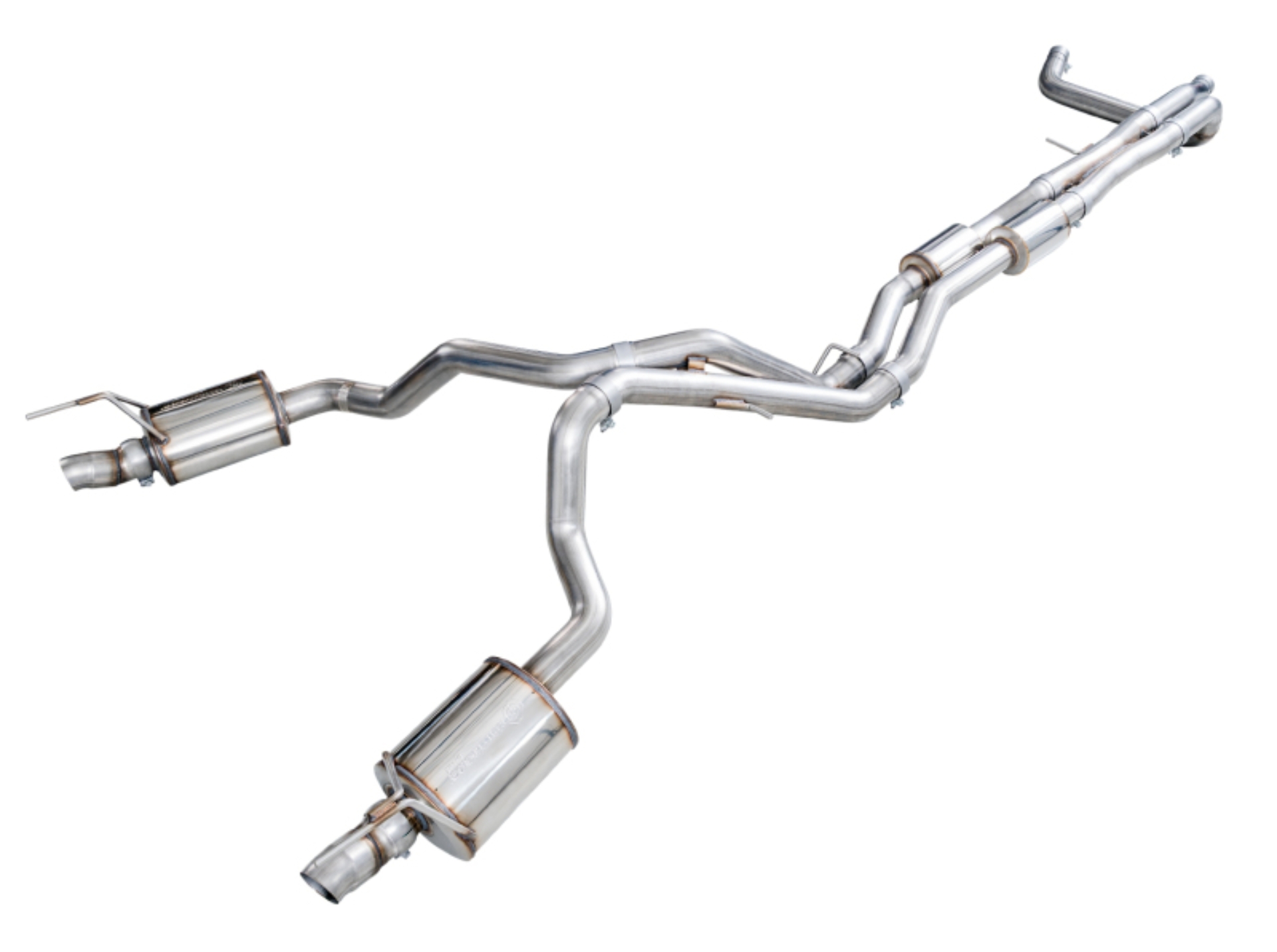 Picture of AWE Tuning 2021+ Cadillac Escalade 6.2L 0FG Dual Exit Exhaust System (Reuses OE Tips)
