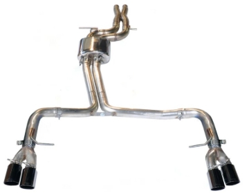 Picture of AWE Tuning Audi S5 3.0T Track Edition Exhaust - Chrome Silver Tips (90mm)