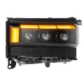Picture of AlphaRex 24-26 Toyota LC250 NOVA LED Proj Headlight Alpha Blk w/Activ Light/Seq Signal/Switchback