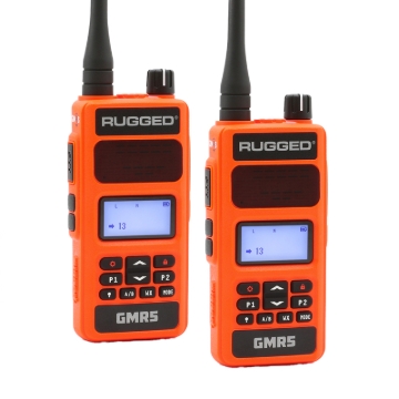 Picture of Rugged Radios 5W GMRS Handheld Radio - 2 Pack - Orange