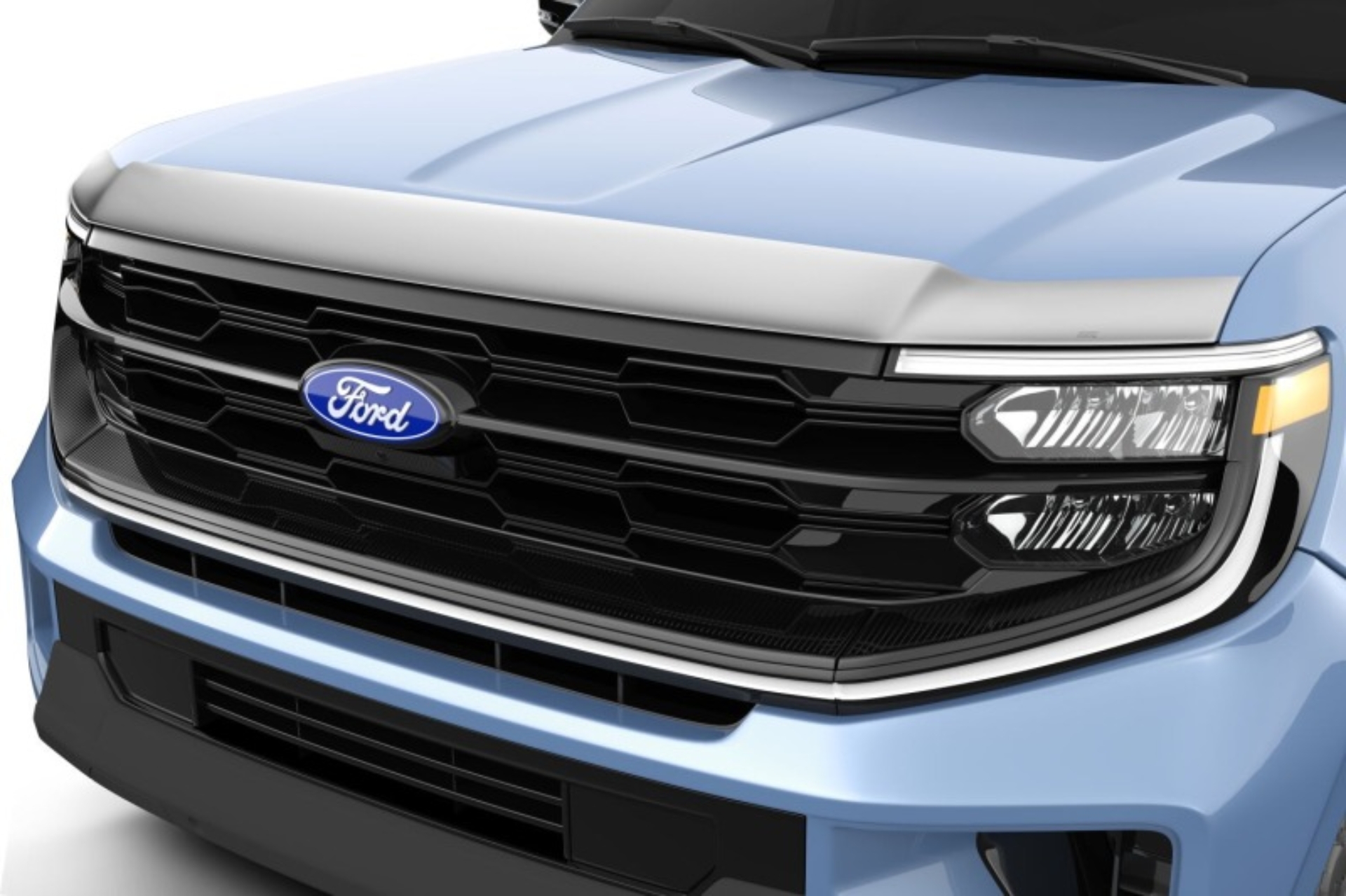 Picture of Husky Liners 2025 Ford Expedition Aeroskin Hood Protector - Chrome