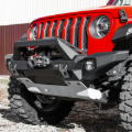 Picture of Rival 2018-2026 Jeep Wrangler JL 2020-2026 Jeep Gladiator Front Full-Width Aluminum Bumper