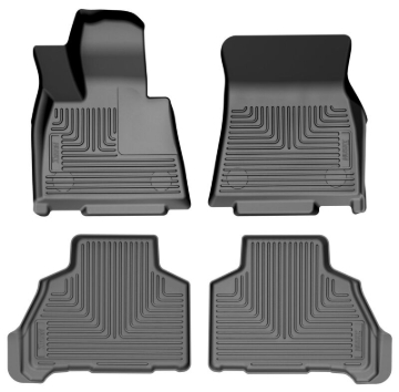Picture of Husky Liners 25-26 Ford Expedition Weatherbeater Front & 2nd Seat Floor Liners - 3 Piece - Black