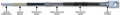 Picture of Stock Length Front Brake Line Kit (10.5"L) - Toyota