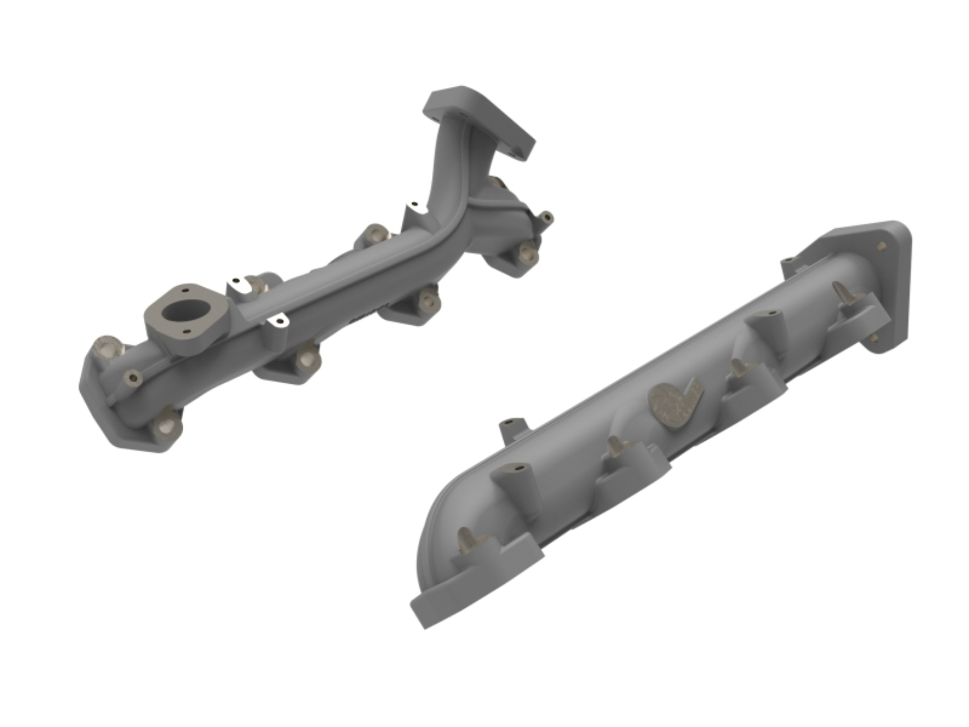 Picture of aFe BladeRunner Ported Ductile Iron Exhaust Manifold Ford Diesel Trucks 15-19 V8-6.7L (td)