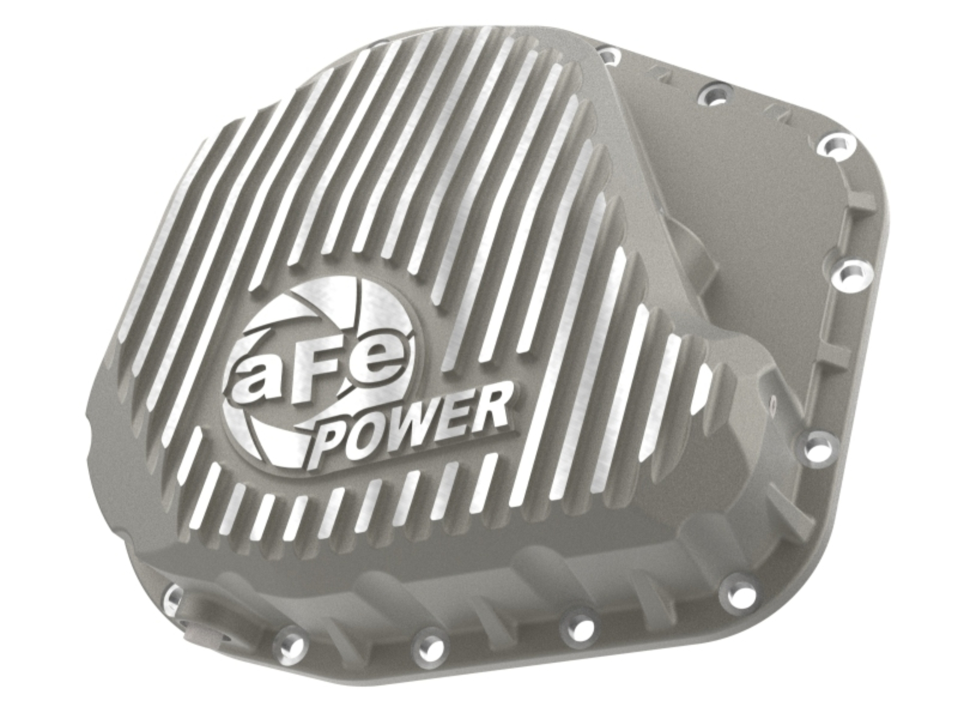 Picture of aFe POWER Street Series Rear Diff Cover Raw w/ Machined Fins Ford F-250/350 23-26 (Sterling 11.6)