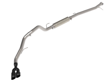 Picture of aFe Vulcan Series 3in Stainless Rear-Side Exit Exhaust Sys Black Ford Ranger Raptor 22-26 L4-2.0L