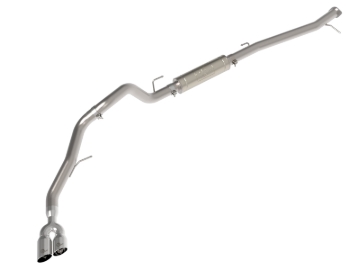 Picture of aFe Vulcan Series 3in Stainless Rear-Side Exit Exhaust Sys Polished Ford Ranger Raptor 22-26 L4-2.0L