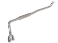 Picture of aFe Rebel Series 3in 304 Stainless Middle-Side Exit System Polished Toyota Hilux 15-26 L4-2.4/2.8L
