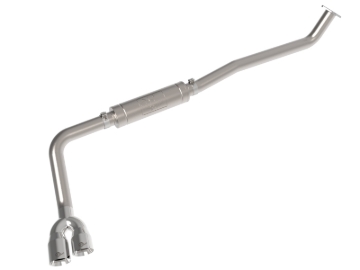 Picture of aFe Rebel Series 3in 304 Stainless Middle-Side Exit System Polished Toyota Hilux 15-26 L4-2.4/2.8L