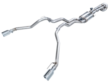 Picture of AWE 2024+ Ford Ranger Raptor 3.0L Switchpath Cat-Back Exhaust - Chrome Silver Tips