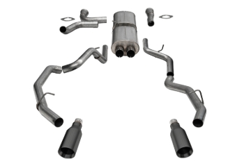 Picture of Corsa 25-26 RAM 1500 RHO Crew Cab 3.0L T Cat-Back Dual Rear Exit w/ 5in Single Gun Metal Pro Series