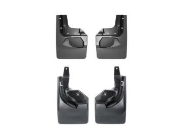 Picture of WeatherTech 24-26 Jeep Wrangler 2-Door Front & Rear Mudflaps - Black