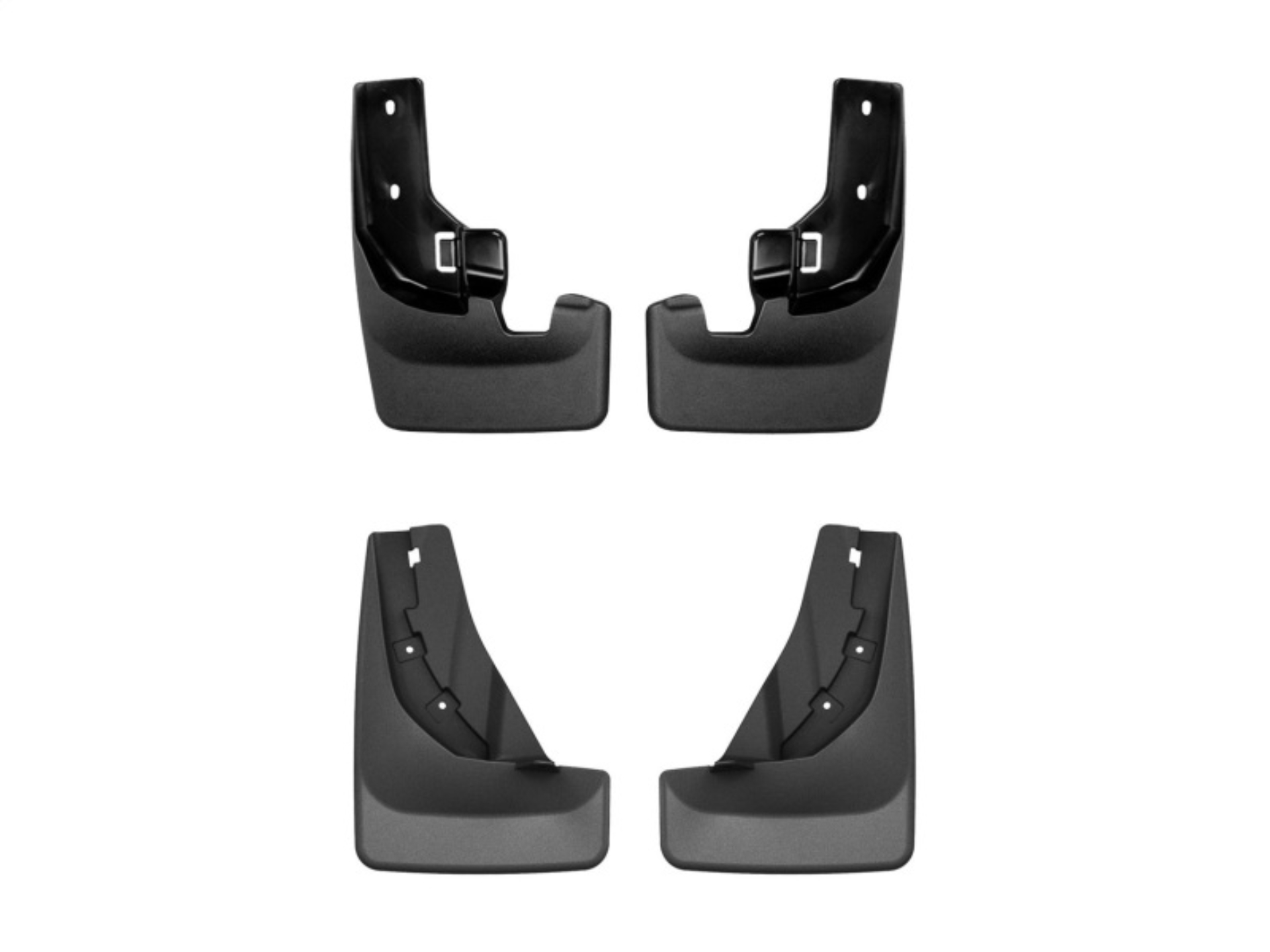 Picture of WeatherTech 24-26 Nissan Rogue Front & Rear Mudflaps - Black