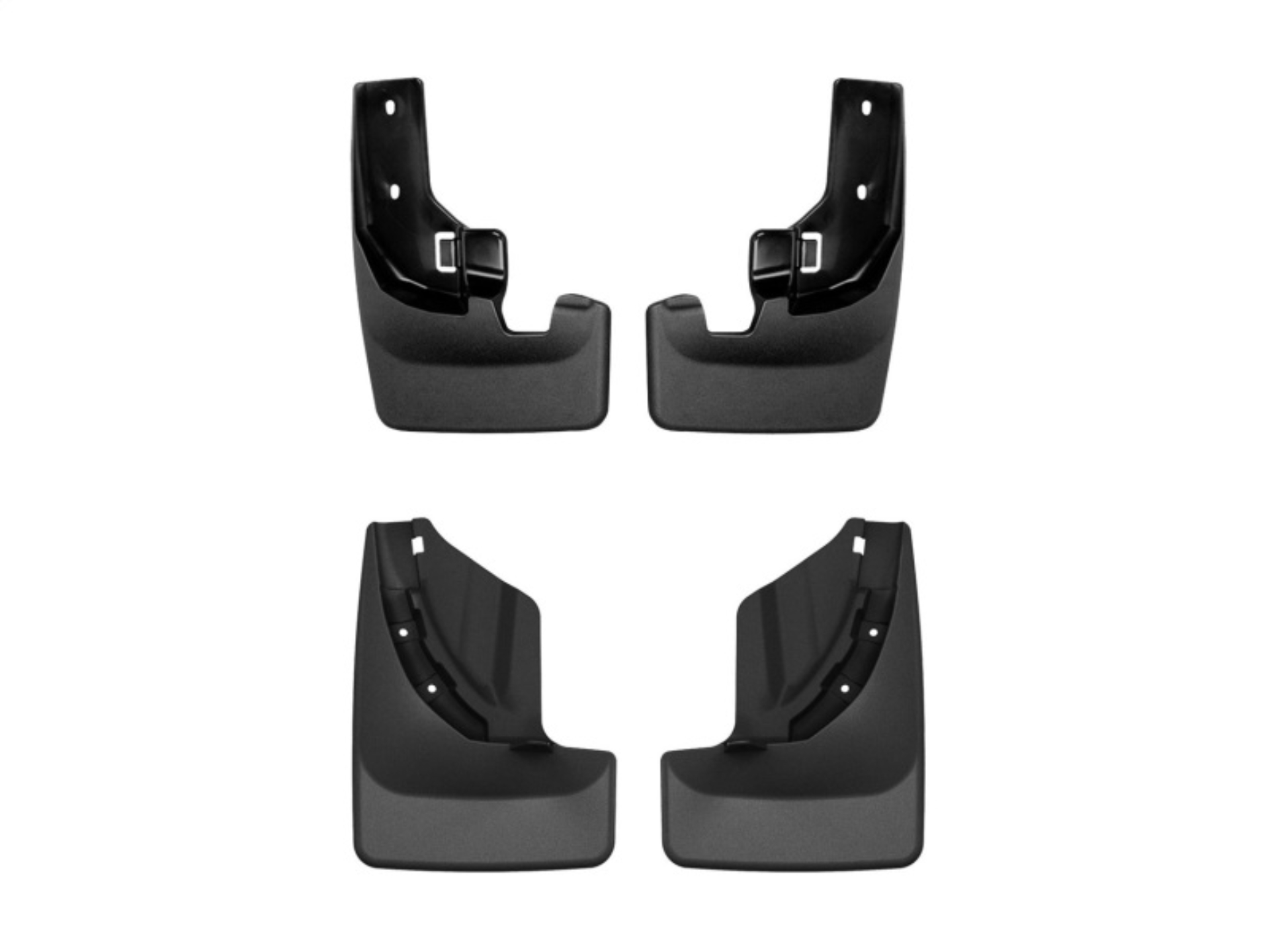 Picture of WeatherTech 24-26 Nissan Rogue Front & Rear Mudflaps - Black