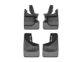 Picture of WeatherTech 21-25 Ford Bronco-Bronco Bumper Style 2 Front & Rear Mudflaps - Black