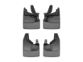 Picture of WeatherTech 21-25 Ford Bronco Bumper Style 1 Front & Rear Mudflaps - Black
