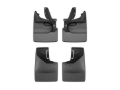 Picture of WeatherTech 21-25 Ford Bronco Bumper Style 2 Front & Rear Mudflaps - Black