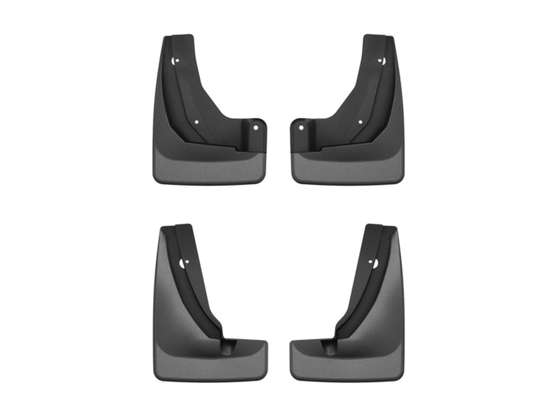 Picture of WeatherTech 24-26 Hyundai Santa Fe Front & Rear Mudflaps - Black
