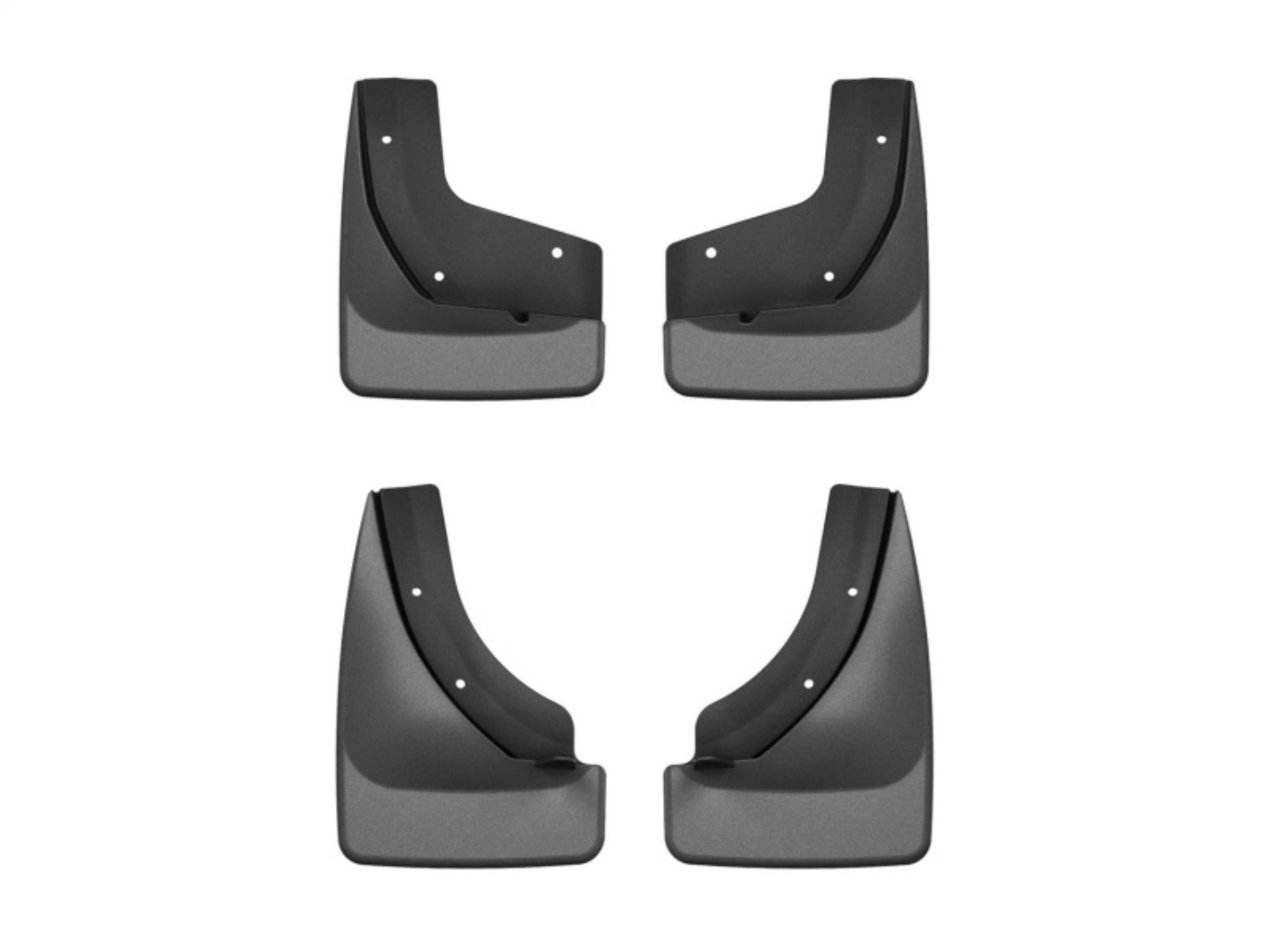 Picture of WeatherTech 21-26 Hyundai Seltos Front & Rear Mudflaps - Black