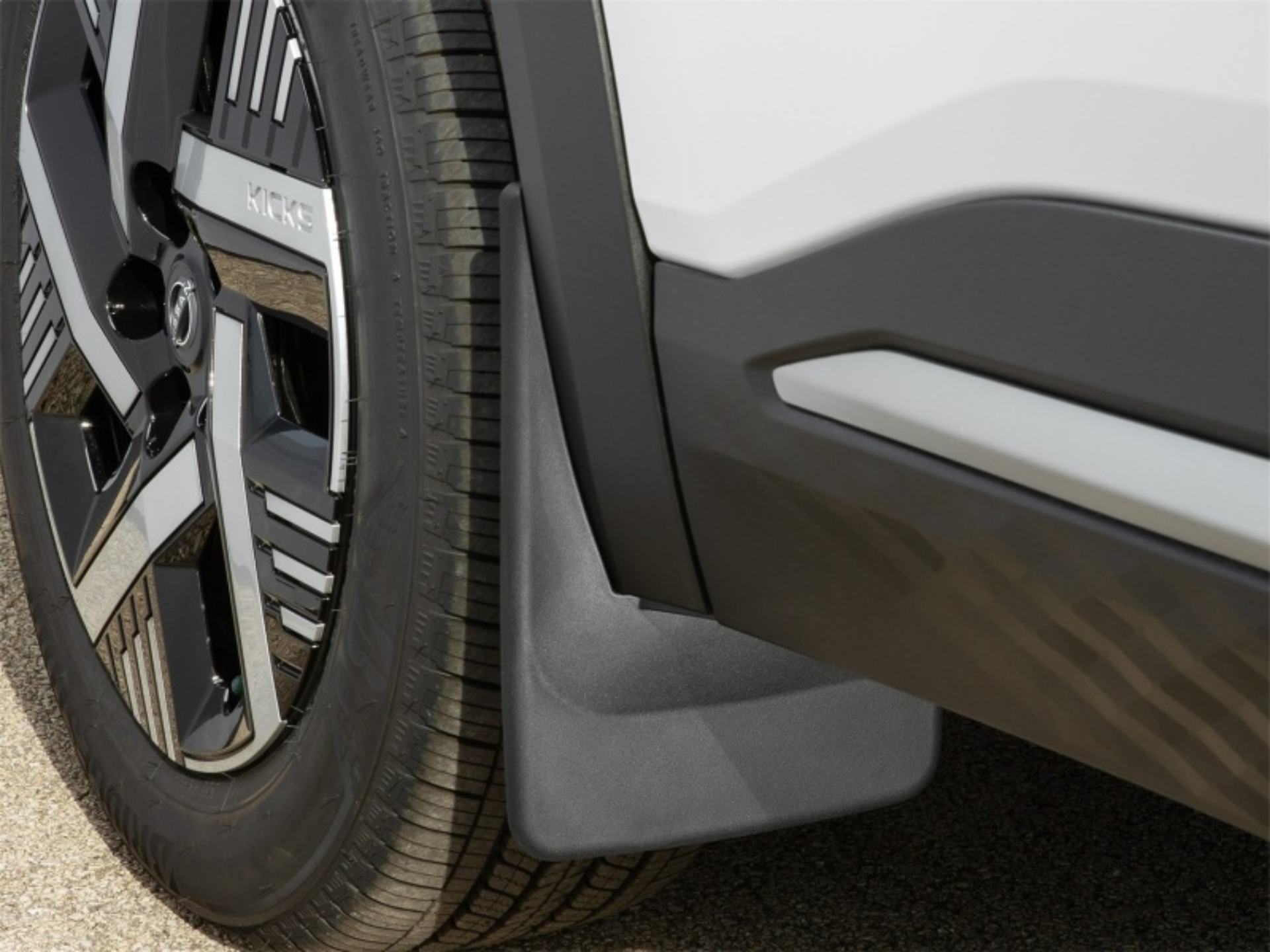 Picture of WeatherTech 25-26 Nissan Kicks Front Mudflaps - Black