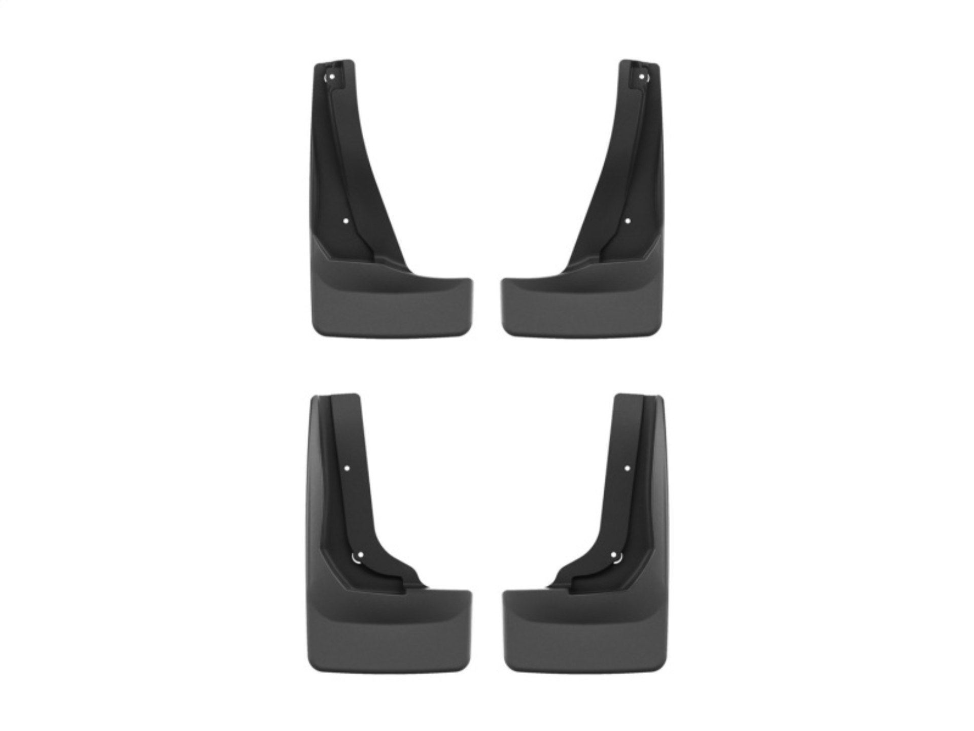 Picture of WeatherTech 25-26 Volkswagen Tiguan Front & Rear Mudflaps - Black