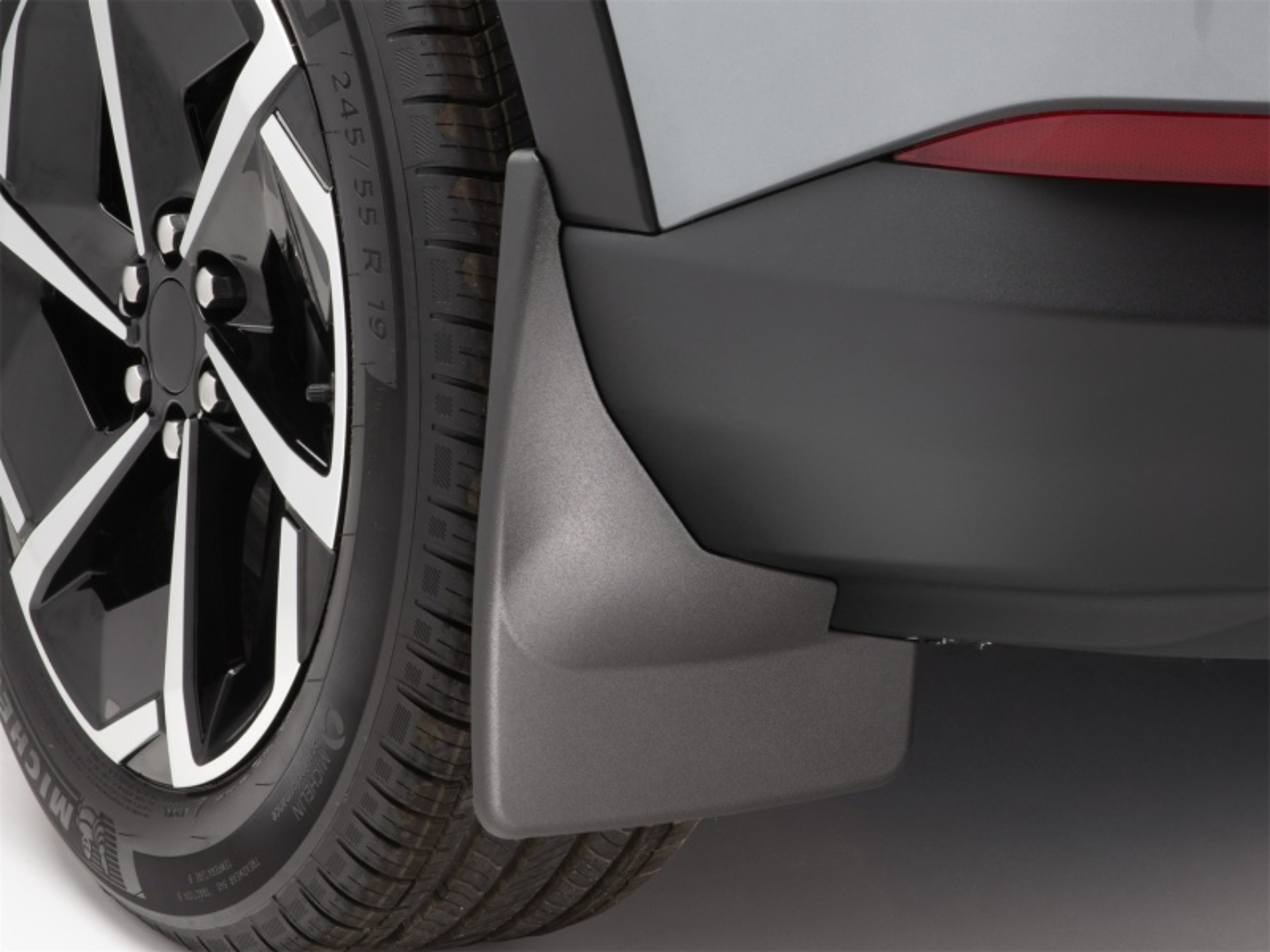 Picture of WeatherTech 24-26 Chevrolet Equinox EV Rear Mudflaps - Black