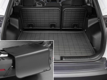 Picture of WeatherTech 21-26 Cadillac Escalade Behind Seating w/Bumper Protector SeatBack Cargo Liner - Black