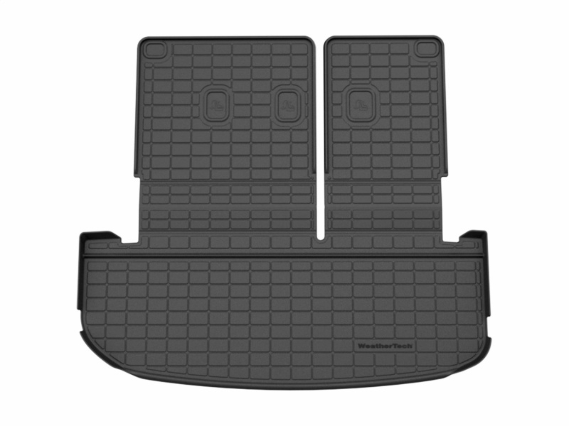 Picture of WeatherTech 20-25 Hyundai Palisade Behind 2nd Row Seating SeatBack Cargo Liners HP - Black