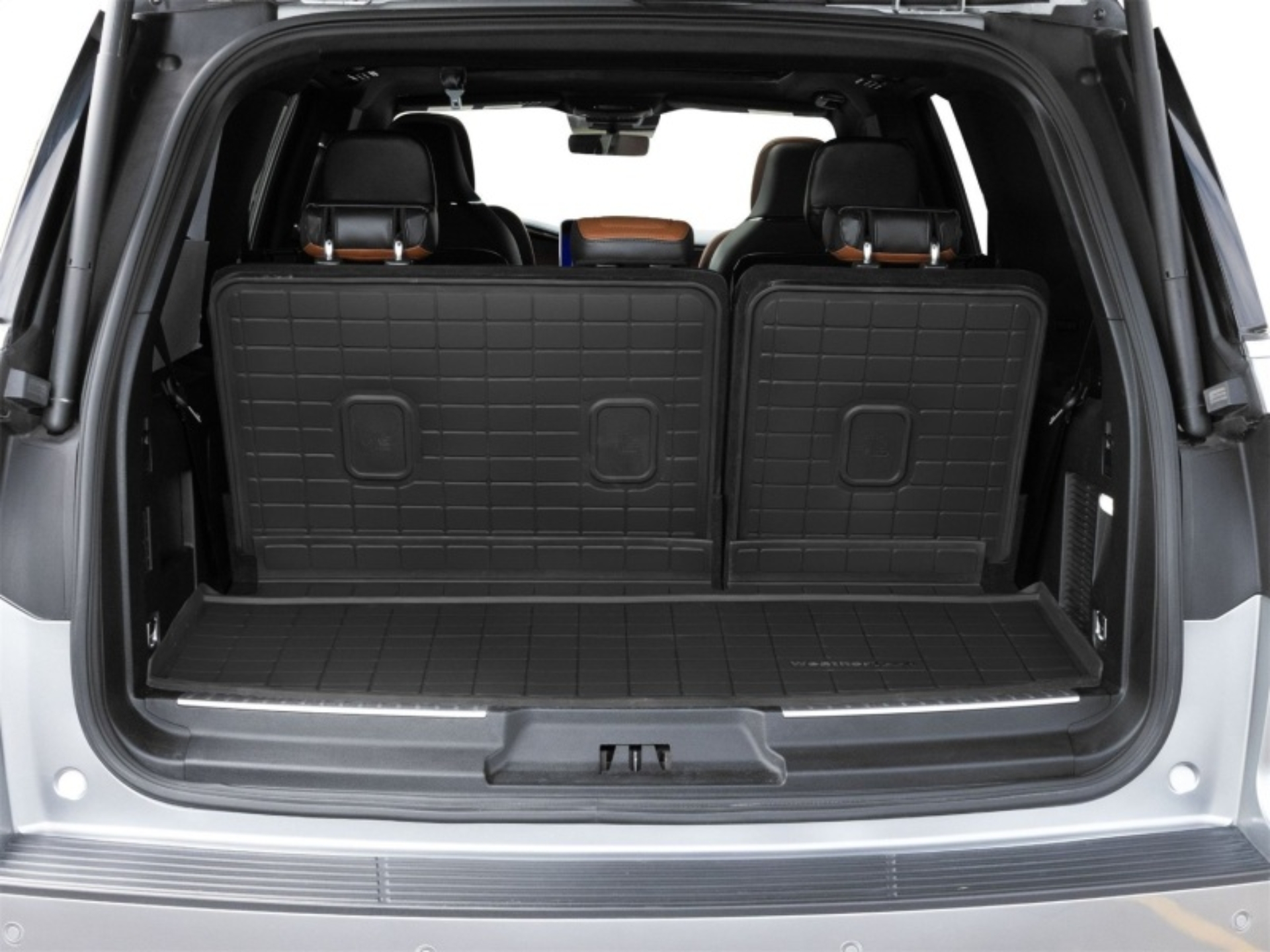 Picture of WeatherTech 21-24 Ford Expedition Behind 3rd Row Seating SeatBack Cargo Liners HP - Black