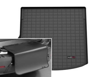 Picture of WeatherTech 24-25 Chevrolet Equinox Behind 3rd Row Cargo Liner w/Bumper Protector - Black