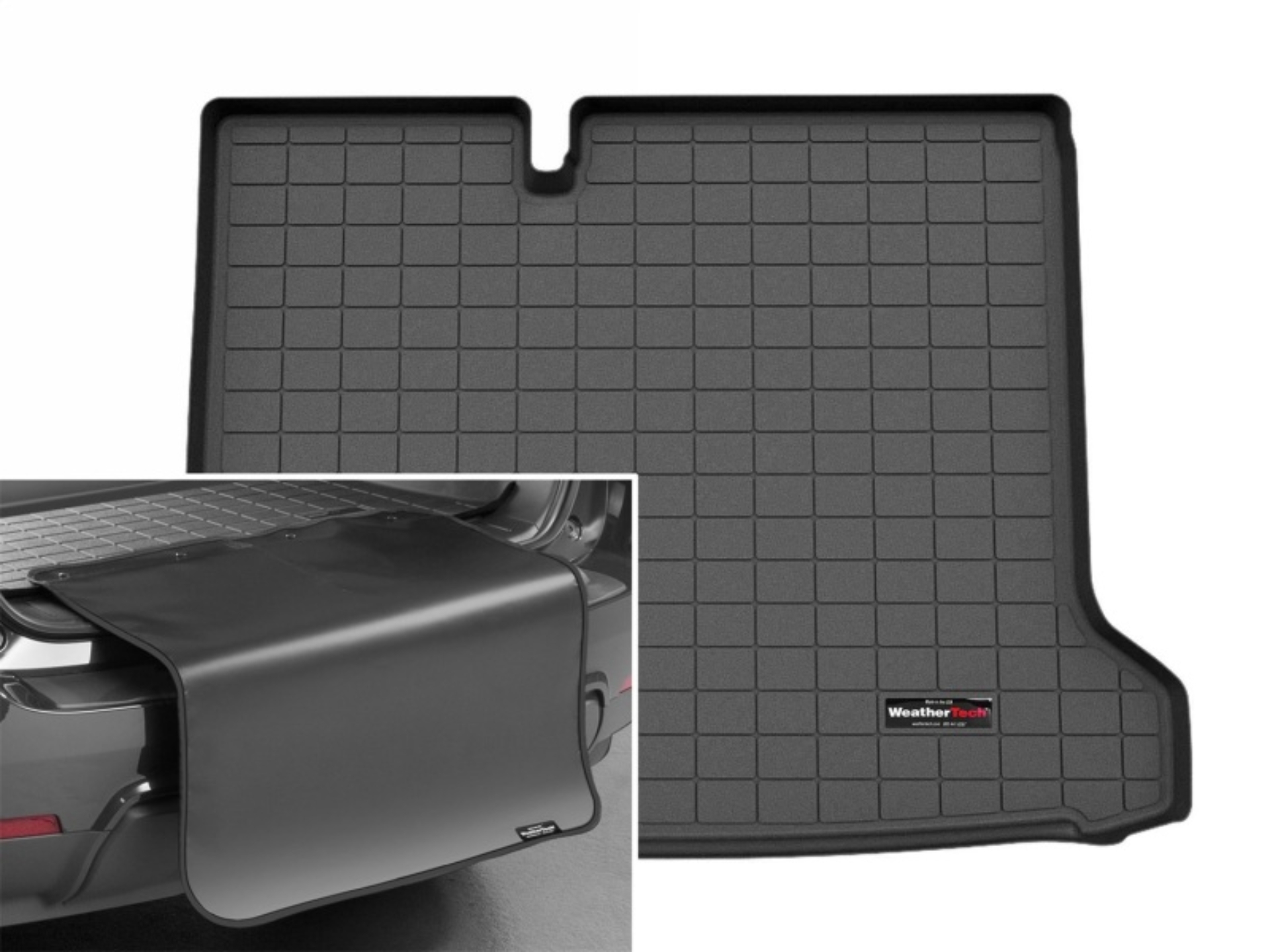 Picture of WeatherTech 25-26 Nissan Kicks Behind Seating w/Bumper Protector Cargo Liner W - Black