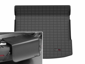 Picture of WeatherTech 25-25 Audi Q6 e-tron Trunk Cargo Liner w/Bumper Protector - Black