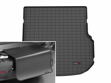 Picture of WeatherTech 25-25 Genesis GV80 Coup Trunk Cargo Liner w/Bumper Protector - Black