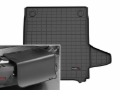 Picture of WeatherTech 25-26 Porsche Panamera E-Hybrid Trunk Cargo Liner w/Bumper Protector - Black