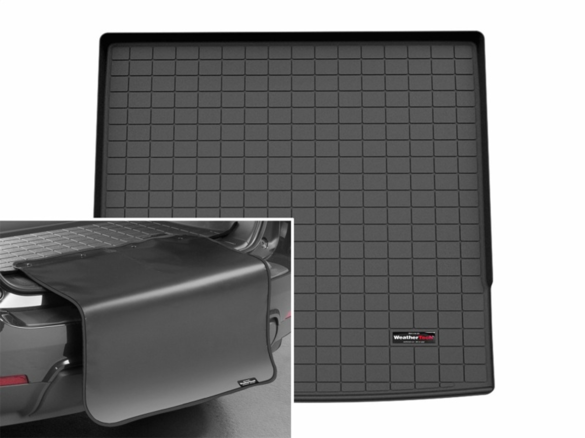 Picture of WeatherTech 2026 Honda Passport Trunk Cargo Liner w/Bumper Protector - Black