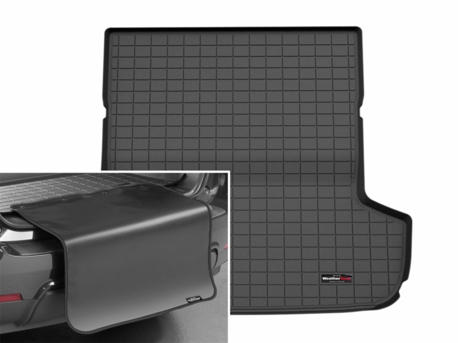 Picture of WeatherTech 2026 Hyundai Ioniq9 Trunk Cargo Liner w/Bumper Protector - Black