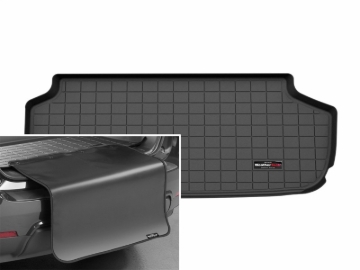 Picture of WeatherTech 2026 Hyundai Ioniq 9 Behind 3rd Row Cargo Liner w/Bumper Protector - Black