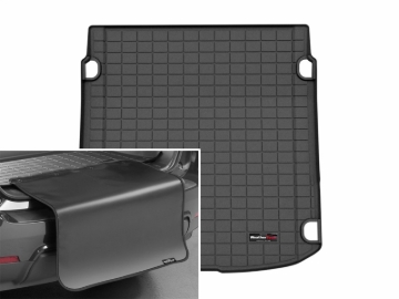 Picture of WeatherTech 25-25 Audi A5 Trunk Cargo Liner w/Bumper Protector - Black