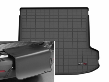 Picture of WeatherTech 2026 Kia Sportage Trunk Cargo Liner w/Bumper Protector - Black