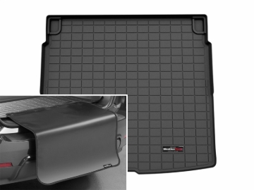 Picture of WeatherTech 25-25 Audi Q5 Trunk Cargo Liner w/Bumper Protector - Black