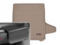 Picture of WeatherTech 24-26 Porsche Panamera Trunk Cargo Liner w/Bumper Protector - Tan