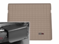Picture of WeatherTech 24-26 Porsche Macan Electric Trunk Cargo Liner w/Bumper Protector - Tan
